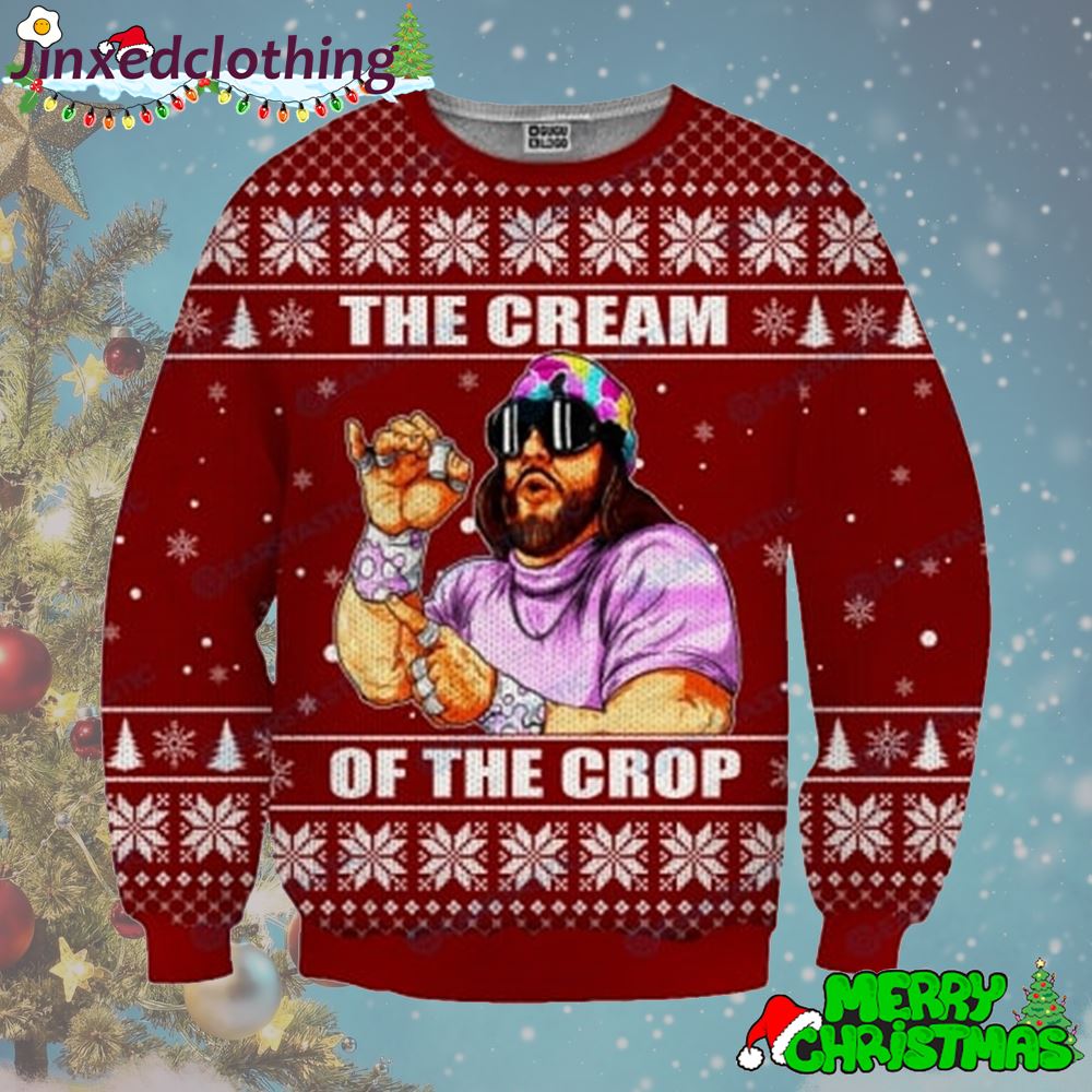 Macho Man Ugly Sweater Christmas Party Holiday 